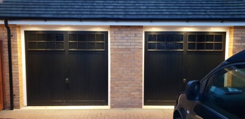 JB Electrical exterior installation on a Bedfordshire brick wall